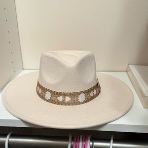 White Fedora Hat